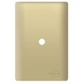 Placa 4x2 Com Furo Novara Dourado
