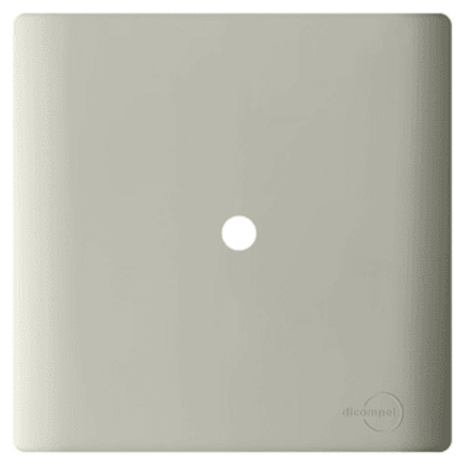 Placa 4x4 com Furo + Suporte - Novara Champanhe