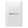 Interruptor Paralelo Branco Novara Gold