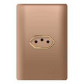 Tomada Horizontal 20A  Novara Ouro Rose Gold