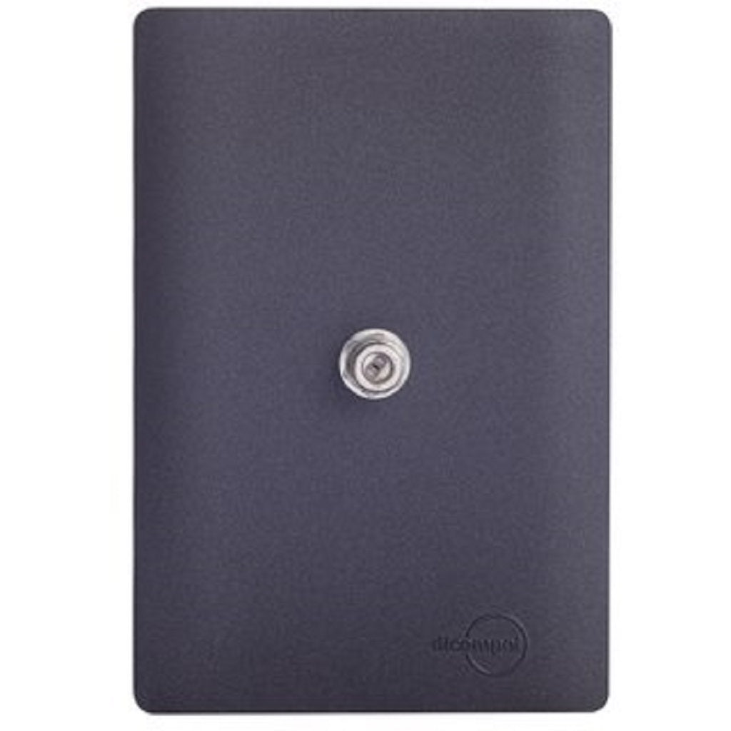 Conector de Antena 4x2 Preto Grafite Novara