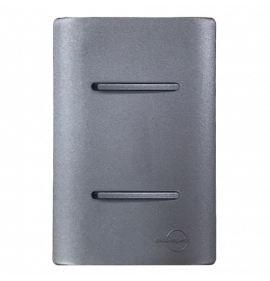 Interruptor 2 Teclas Paralela Preto Grafite Total