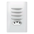 4 Teclas Simples + Tomada 20a Novara Total White