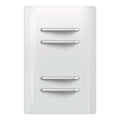 Interruptor 4 Teclas Paralela Novara Branco Total White
