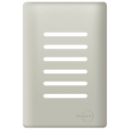Placa 4x2 P/ 6 Interruptores Champanhe Novara