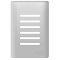 Placa 4x2 p/ 6 Interruptores Prata Novara