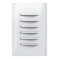 Interruptor 6 Teclas 2 Simples e 4 Paralelas Novara Branco Total White