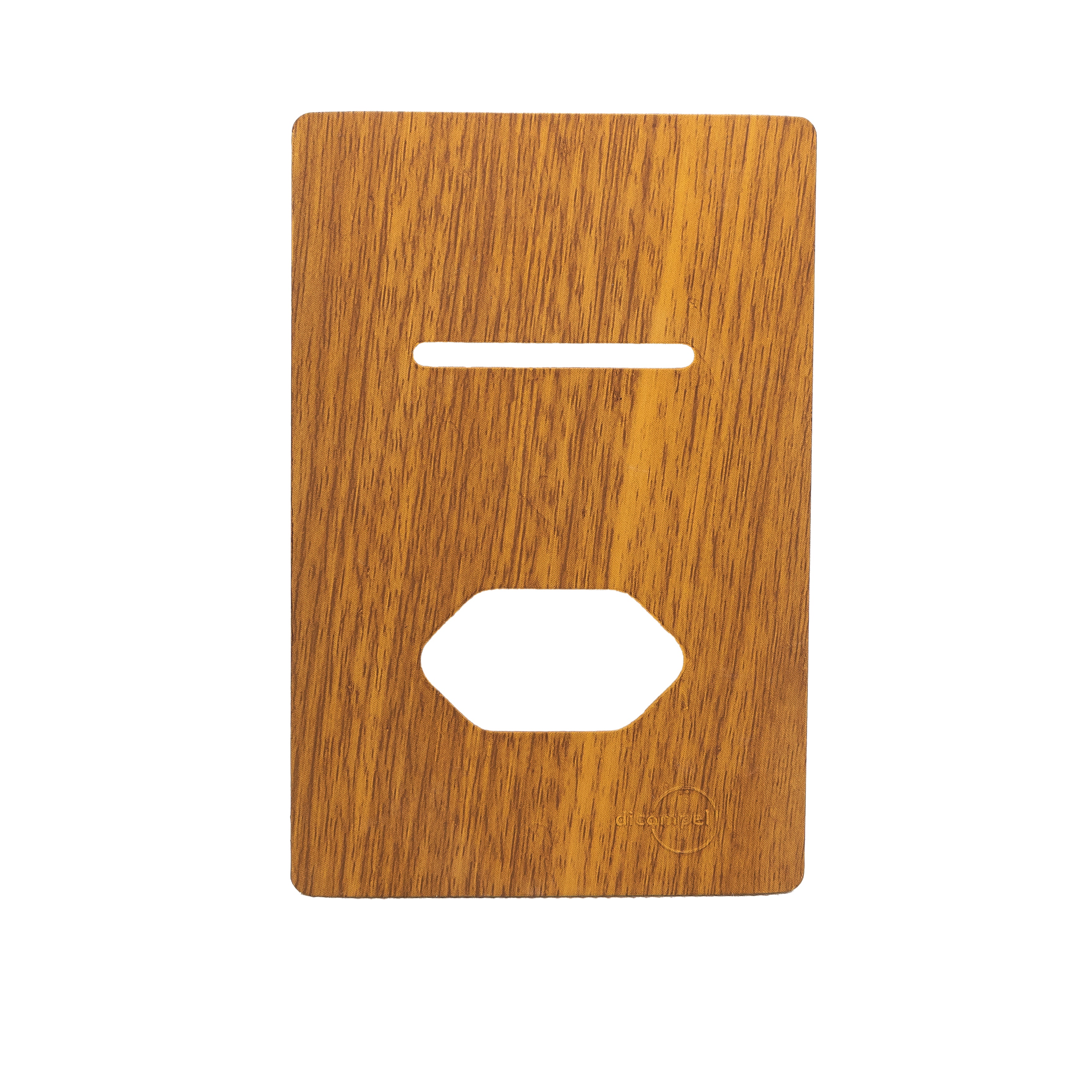 Placa 4X2 P/ 1 Interruptor e 1 Tomada + Suporte - Cumaru Novara