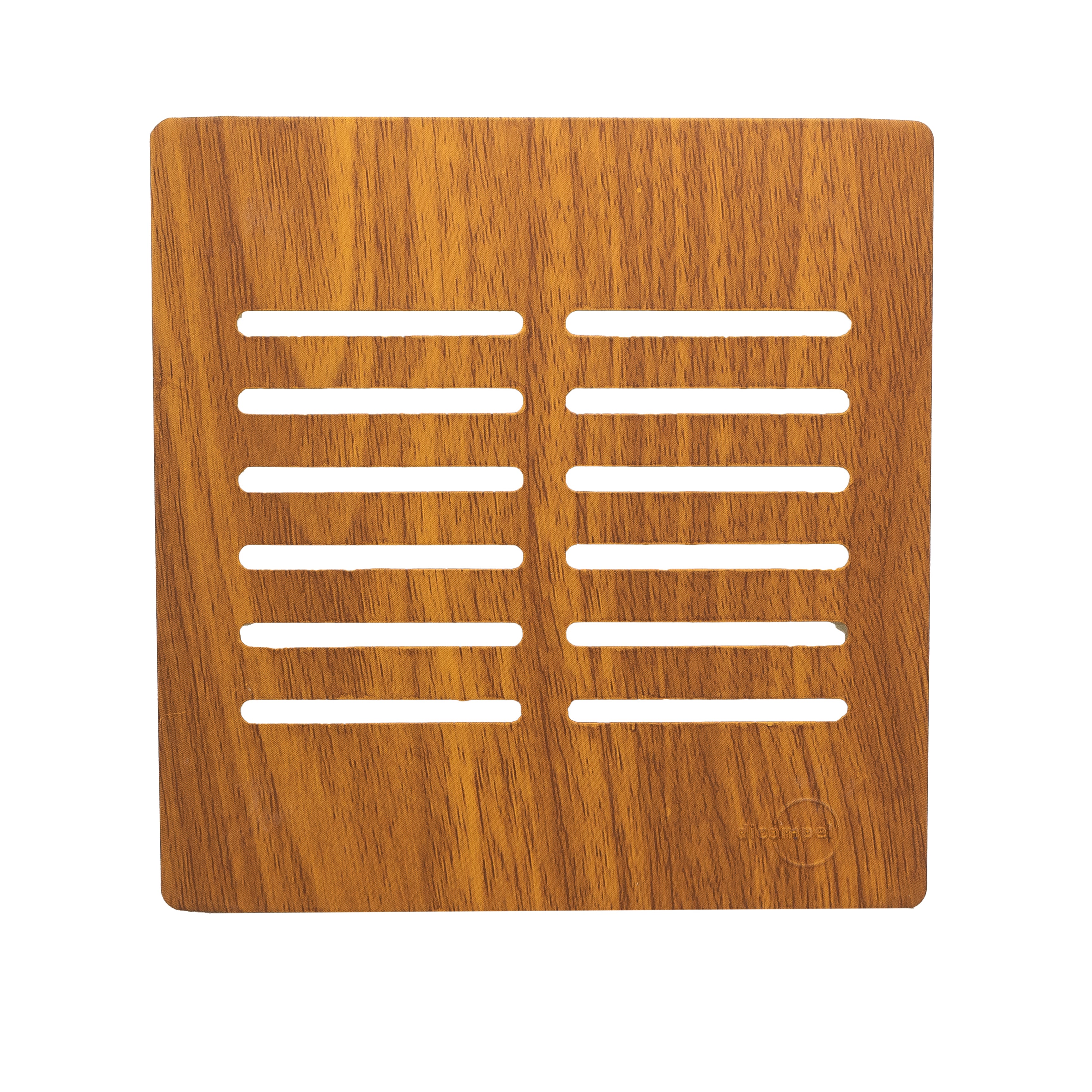 Placa 4X4 P/ 12 Interruptores + Suporte - Cumaru Novara