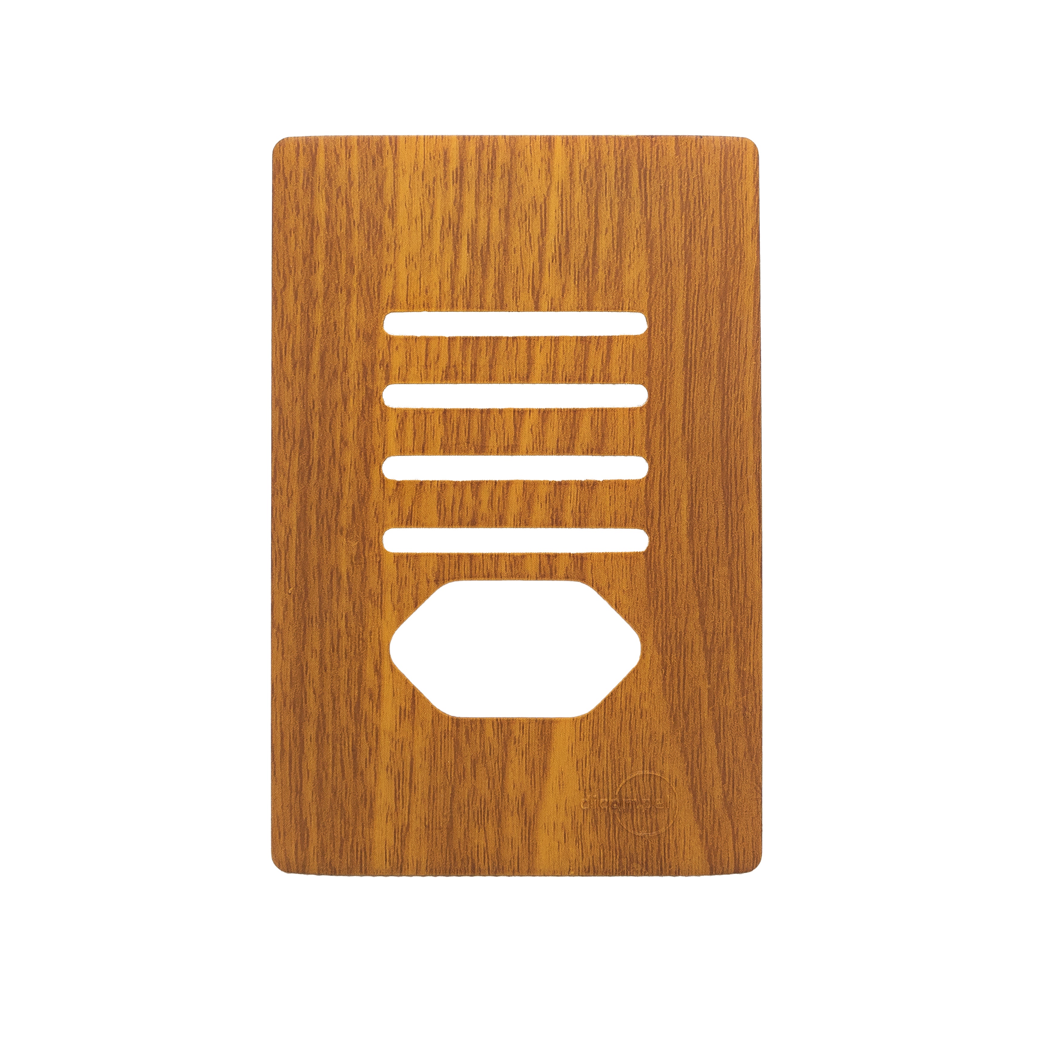 Placa 4X2 P/ 4 Interruptores e 1 Tomada + Suporte - Cumaru Novara