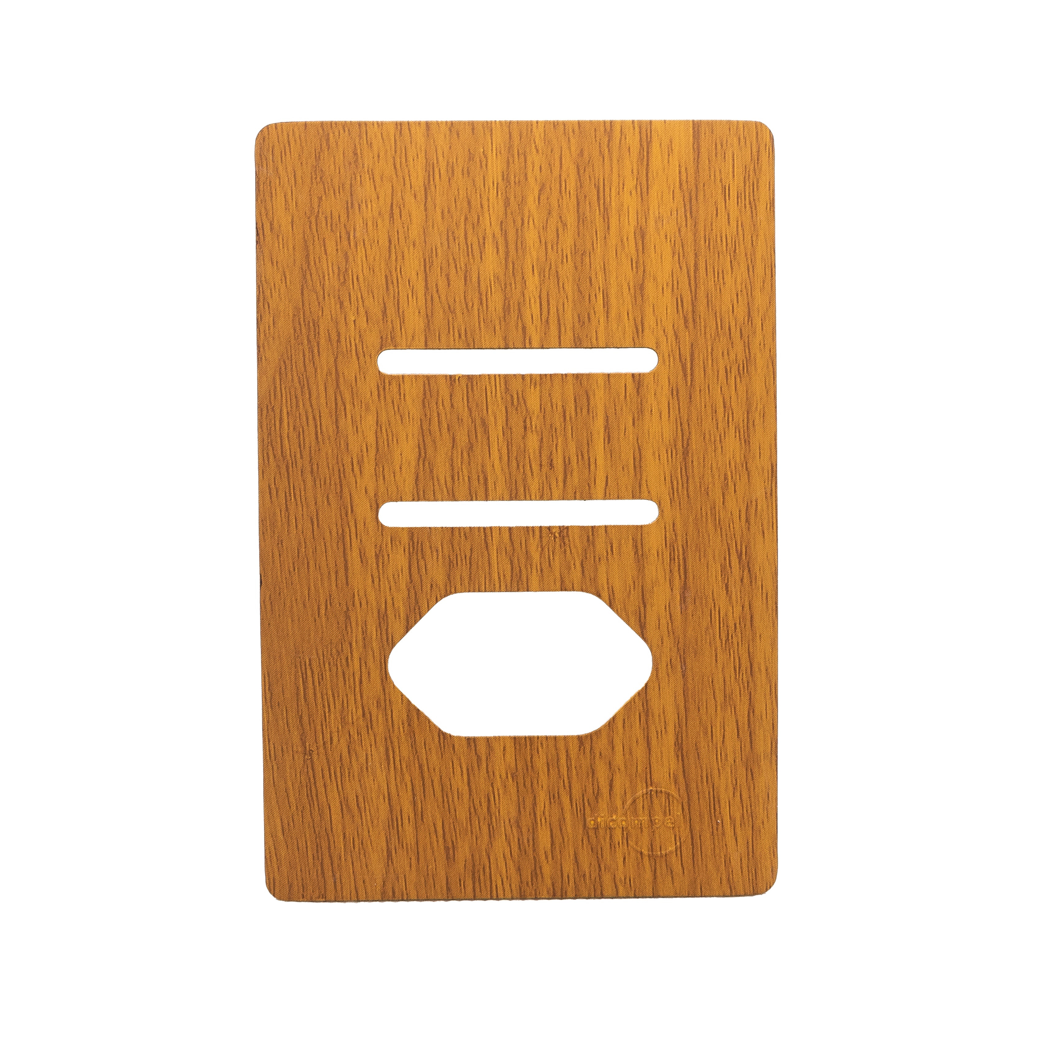 Placa 4X2 P/ 2 Interruptores e 1 Tomada + Suporte - Cumaru Novara