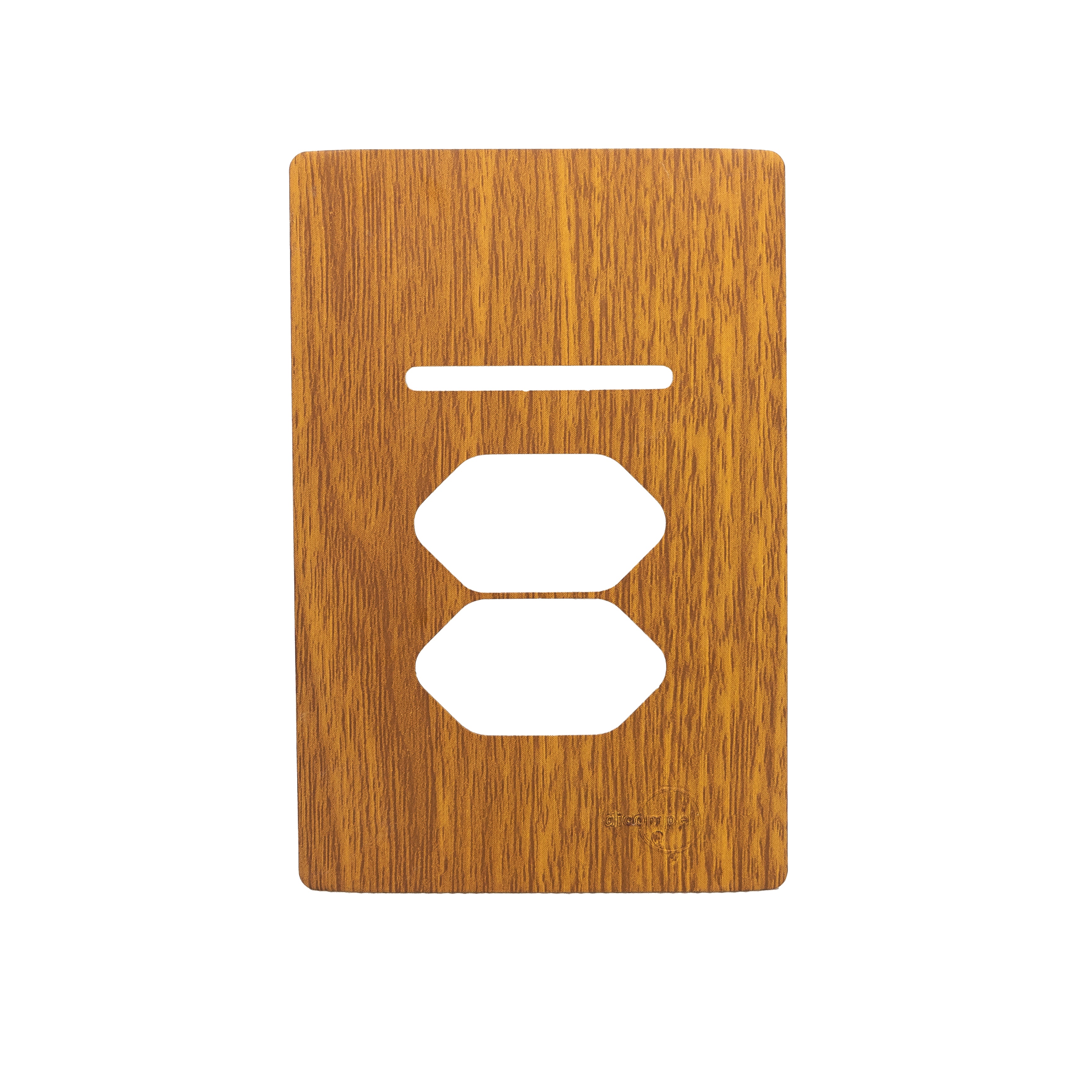 Placa 4X2 P/ 1 Interruptor e 2 Tomadas + Suporte - Cumaru Novara