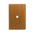 Placa 4X2 Com Furo + Suporte - Cumaru Novara