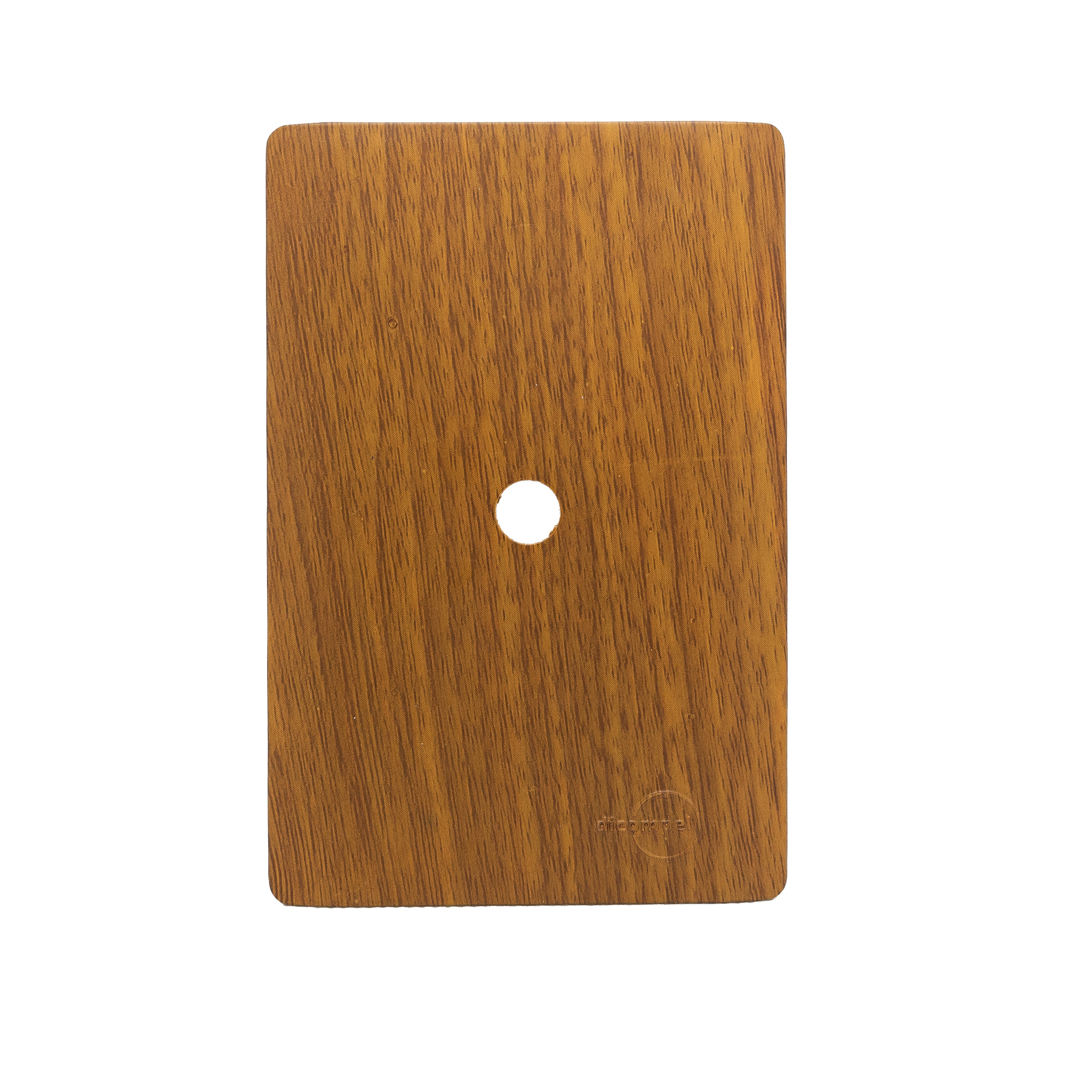 Placa 4X2 Com Furo + Suporte - Cumaru Novara