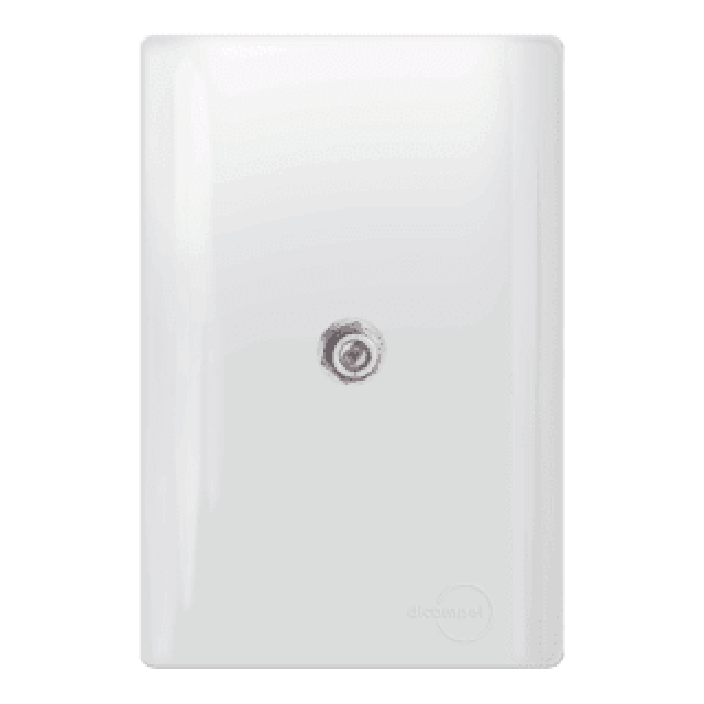 Conector de Antena 4x2 Branco Novara