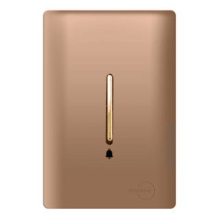Pulsador de Campainha Ouro rose Gold Novara