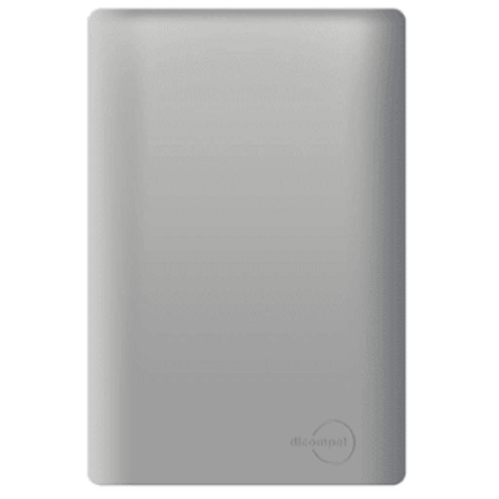 Placa 4x2 Cega Aço Novara