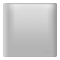 Placa Cega 4X4 -Prata Novara