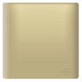 Placa 4x4 Cega Novara Dourado