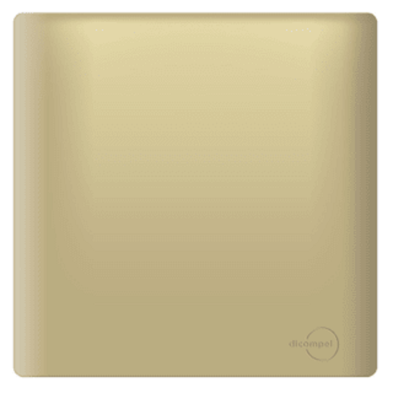 Placa 4x4 Cega Novara Dourado