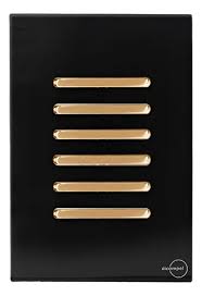 Interruptor 6 Teclas Paralelo Novara Glass Preta com Gold