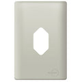 Placa 4x2 P/ 1 Tomadas Vertical Champanhe Novara