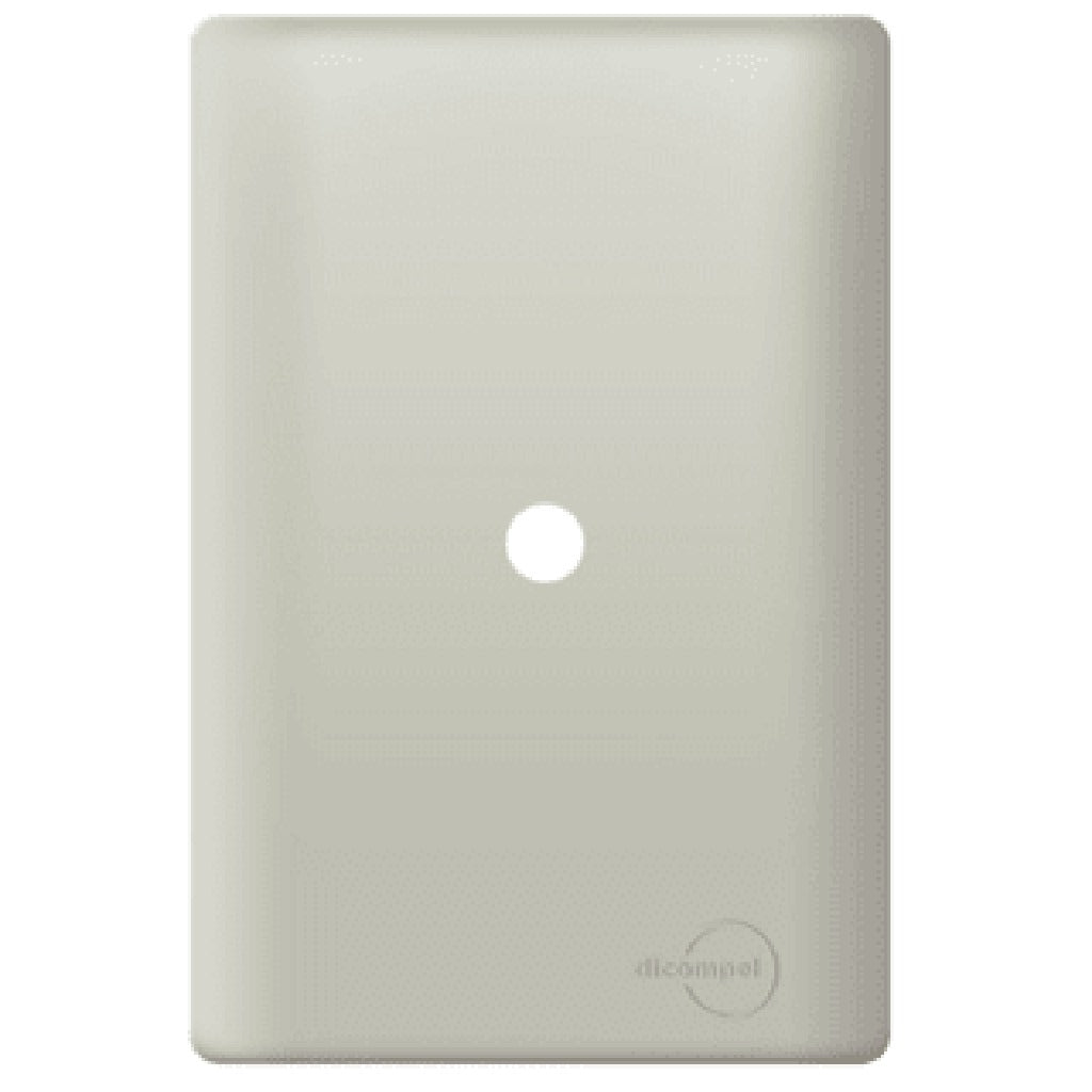 Placa 4x2 com Furo Champanhe Novara