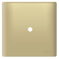Placa 4x4 Com Furo Novara Dourado