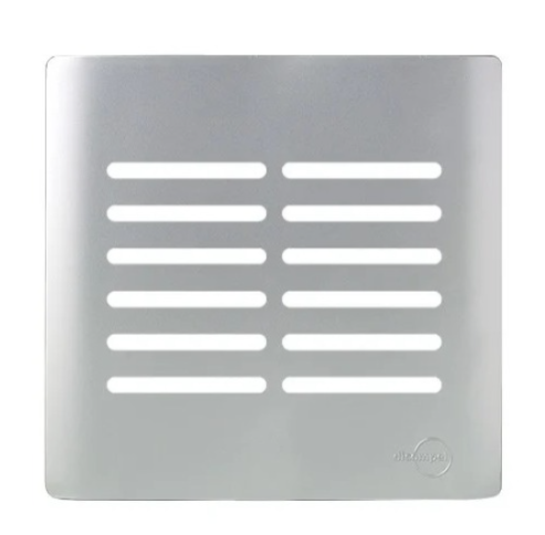 Placa 4X4 p/ 12 Interruptores Prata Novara