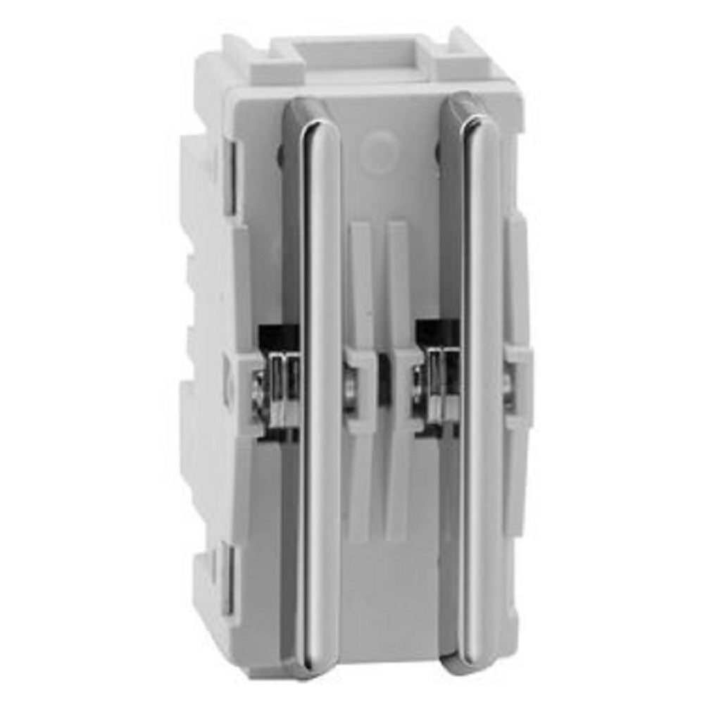 Módulo Duplo sendo 1 Paralela e 1 Simples - Cromado