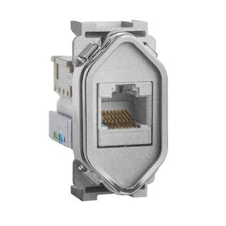 Módulo RJ 45 - Prata Novara Cromado