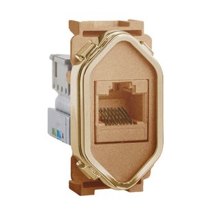 Módulo Rj 45 Ouro Rose Novara Gold