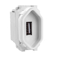 Módulo de Tomada Usb Total White