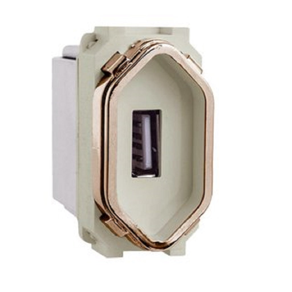 Módulo USB - Champanhe Novara Gold
