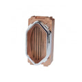 Campainha Cigarra Bivolt Ouro Rosê com Cromado