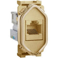 Módulo Rj 45 Dourado Novara Gold