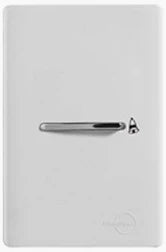 Pulsador de Campainha Branca Cromado Novara