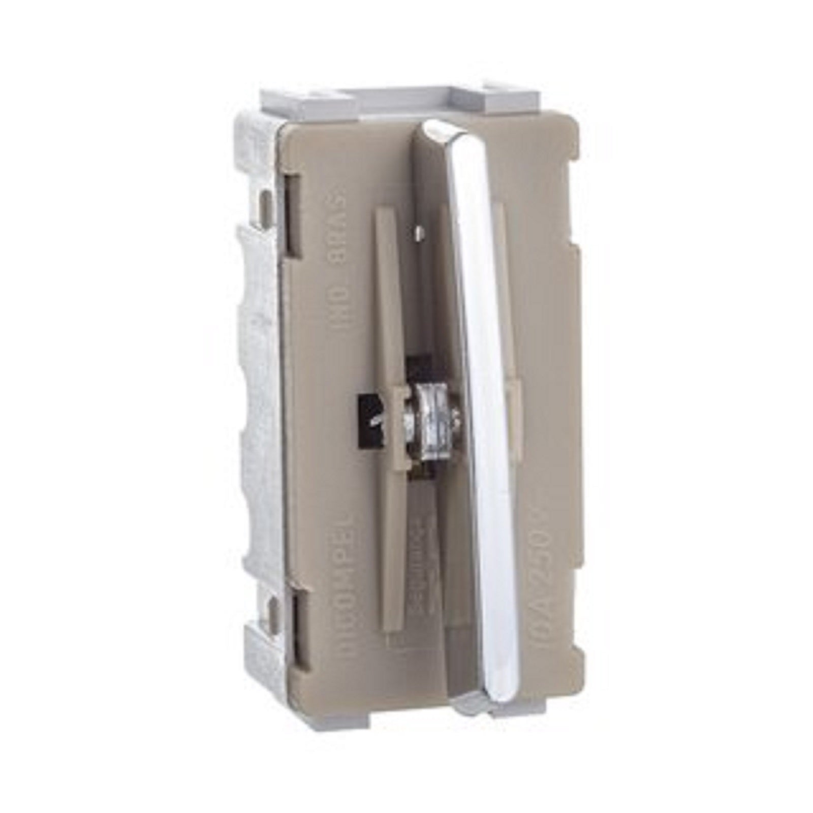 Módulo Interruptor Bipolar Simples - Novara Cromado