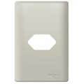 Placa 4x2 para Tomada Horizontal + Suporte - Novara Champanhe